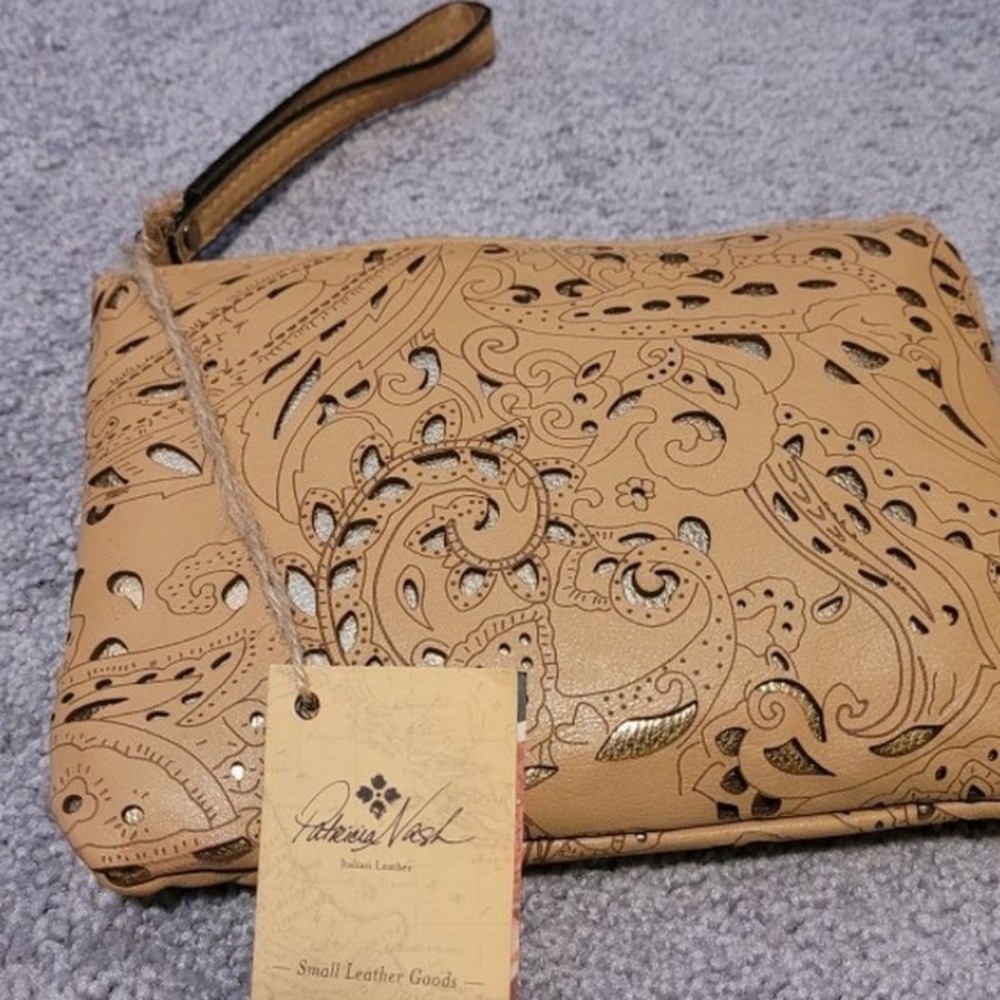 Patricia Nash Leather Clutch